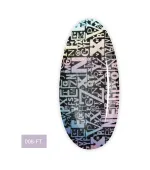 Фольга для лиття FRC 1 м (006-FT Написи голографік великі написи)