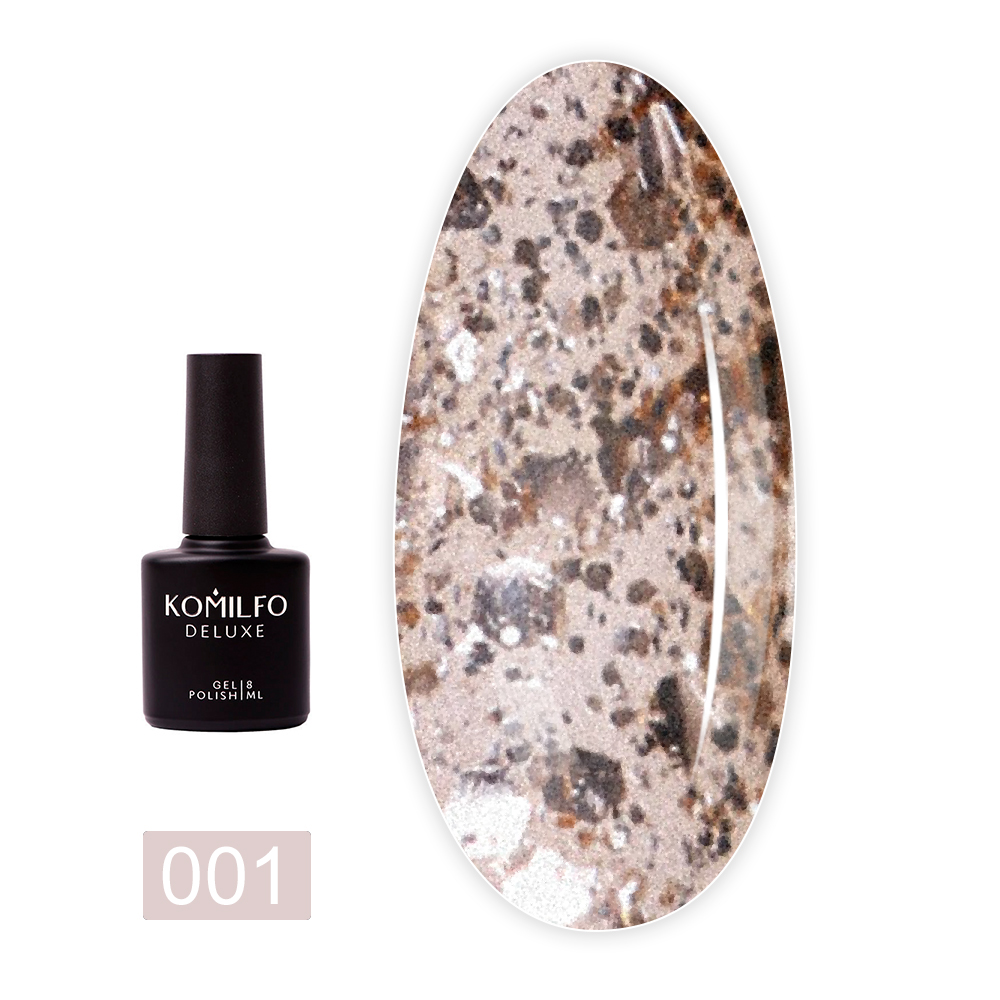 Гель лак Deluxe Series Glitter Collection 8 мл (001)