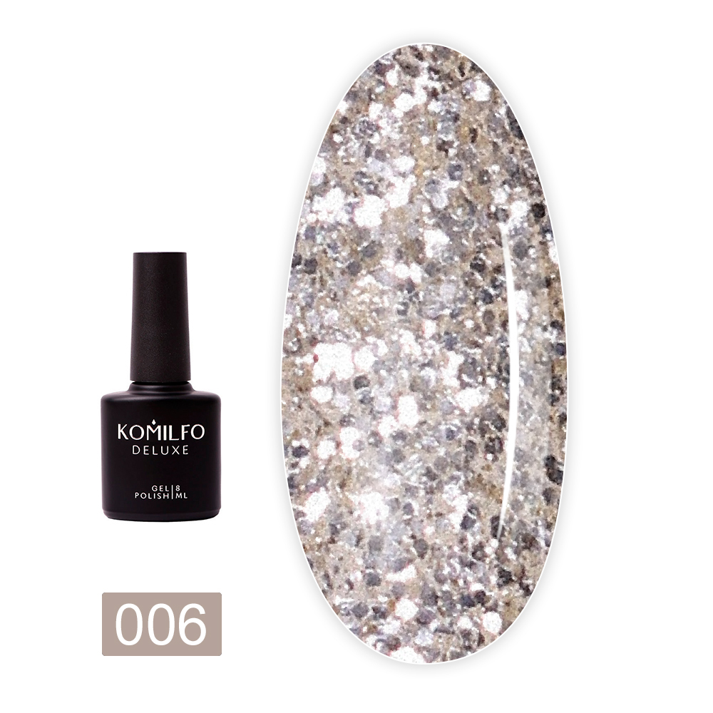 Гель-лак Deluxe Series Glitter Collection 8 мл (006)