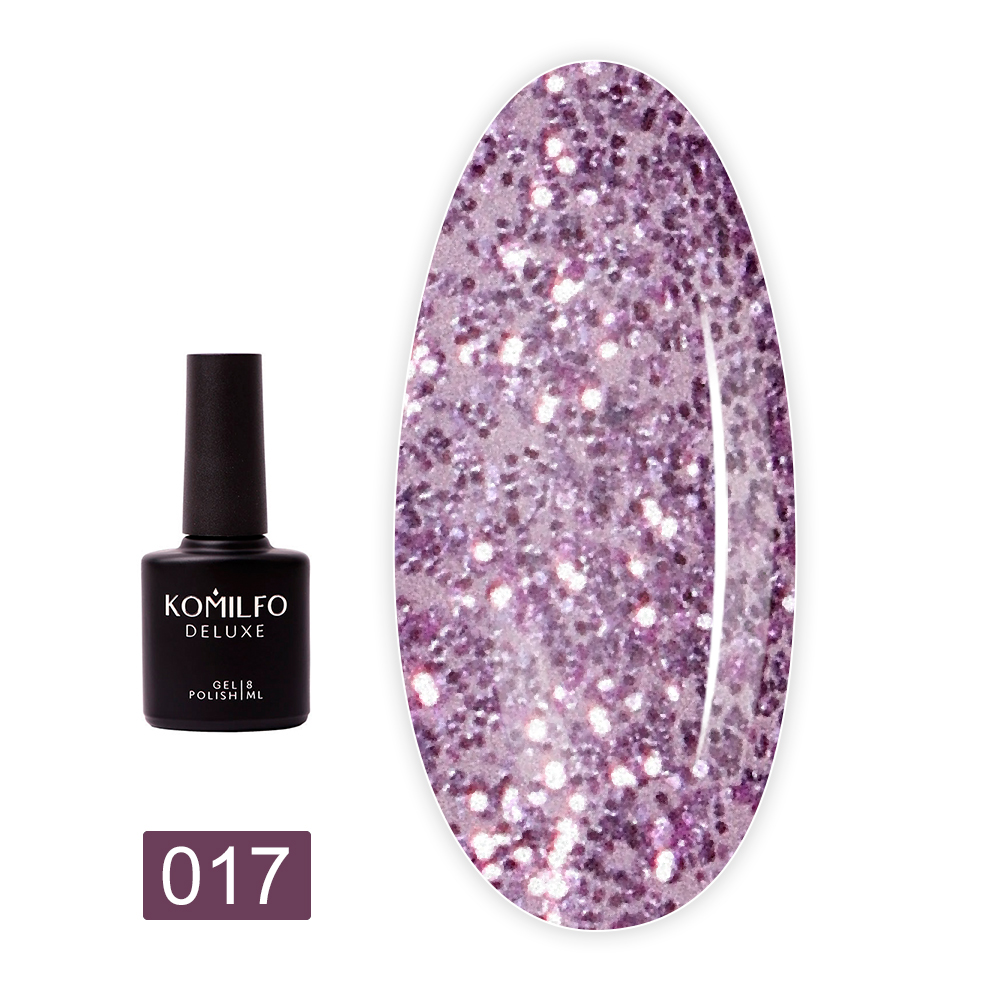 Гель лак Deluxe Series Glitter Collection 8 мл (017)
