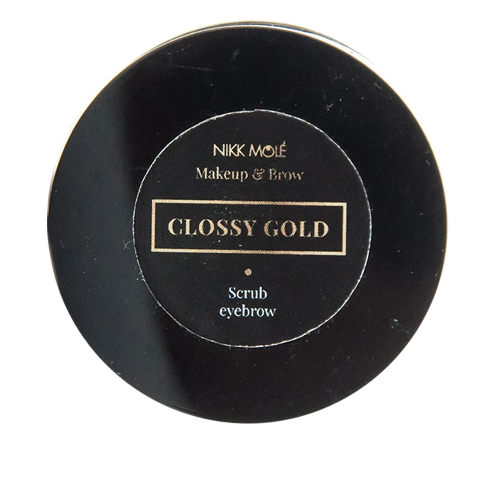Скраб для бровей Nikkmole GLOSSY GOLD 10 г