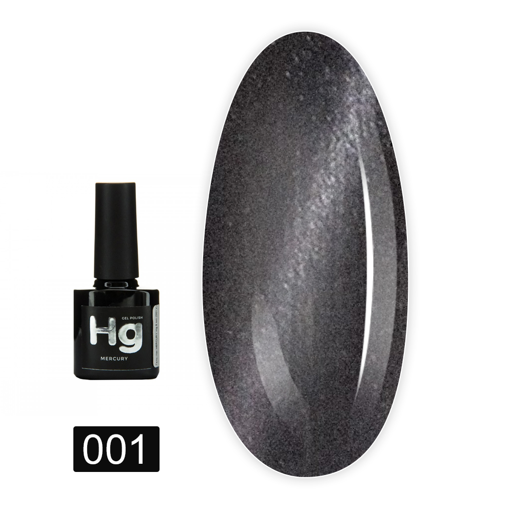 Гель лак MERCURY Hg FRC Beauty 8 мл (001)