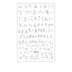 Пластина для стемпінгу ТАКІ ТАК (05 Силуети)