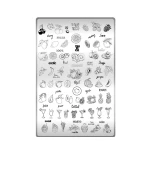 Пластина для стемпинга ТАКИ ДА (19 Фрукты)