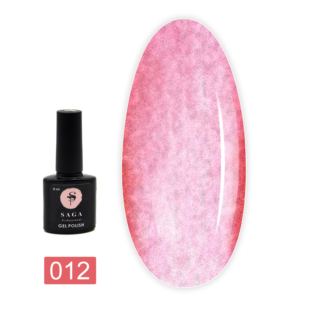 Гель лак Saga Cat shine 8 мл (012)