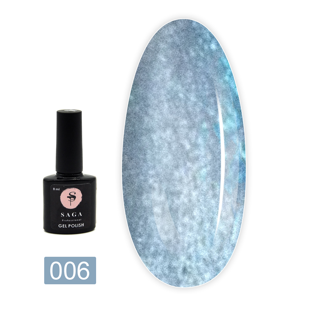 Гель лак Saga Cat shine 8 мл (006)