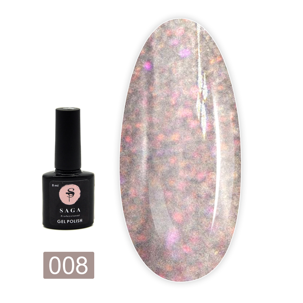 Гель лак Saga Cat shine 8 мл (008)