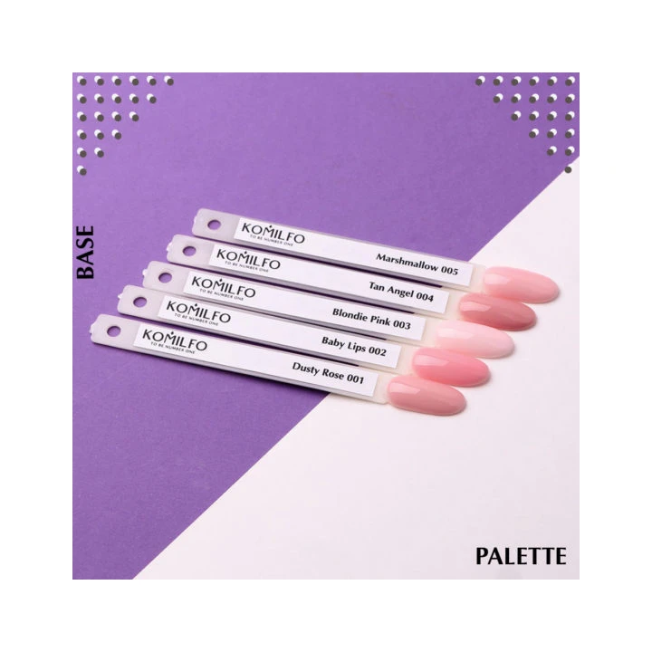 База KOMILFO French Rubber Base 30 мл (002 Baby Lips)