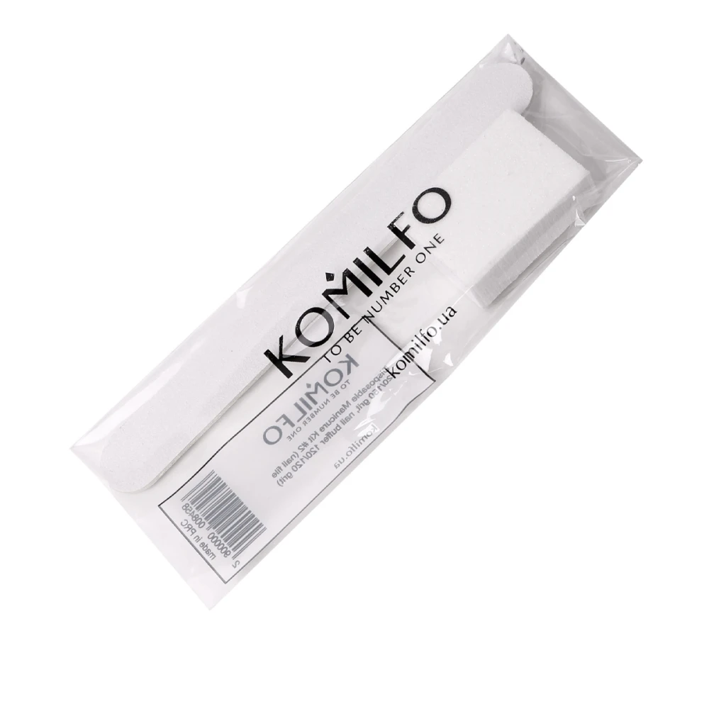 Набір одноразовий №4 KOMILFO (пилка 120/150+баф 120/120)
