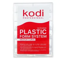 Форма верхняя KODI для моделирования ногтей 120 шт (№1 Medium Curve)