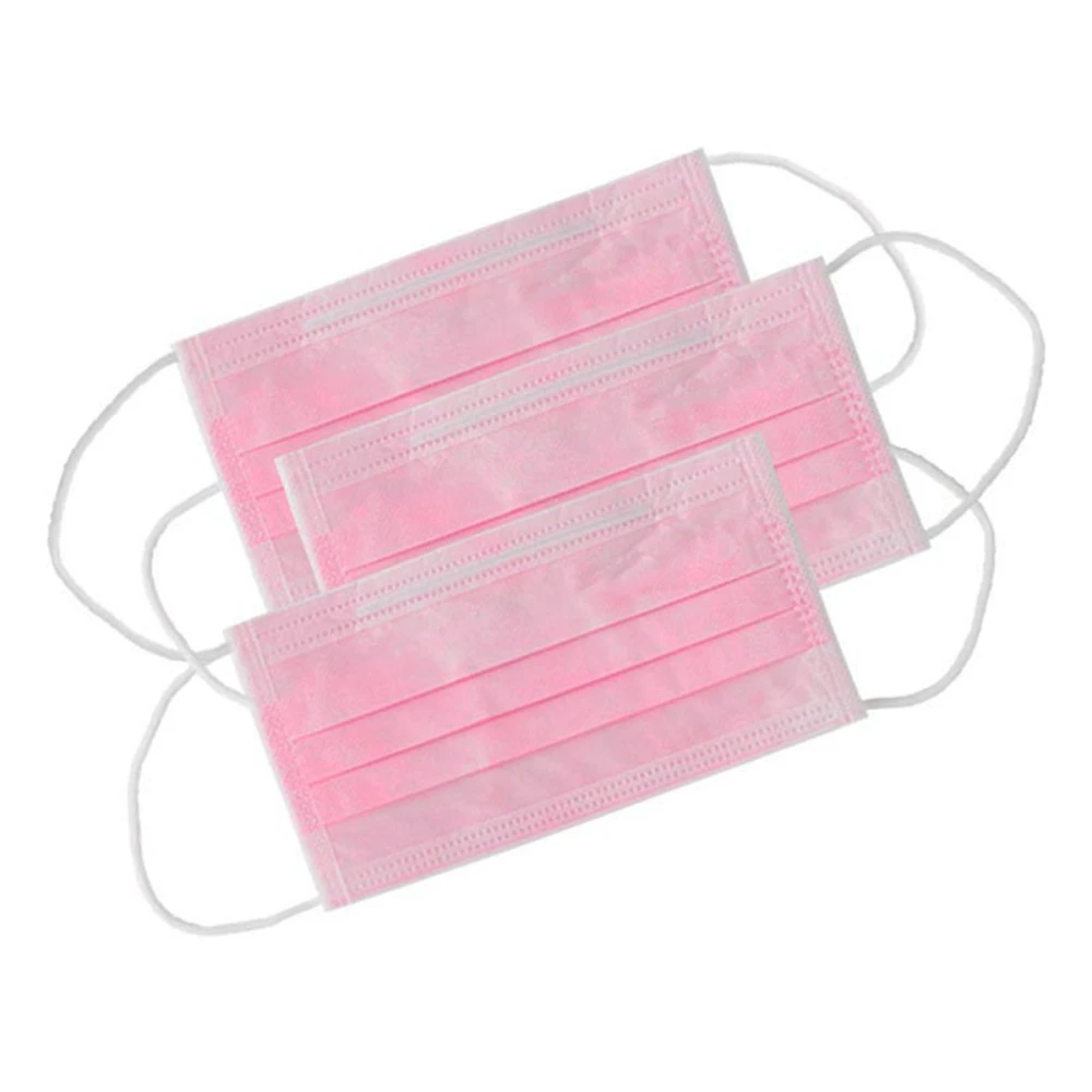 Маска защитная медицинская 3-х слойная 100 шт