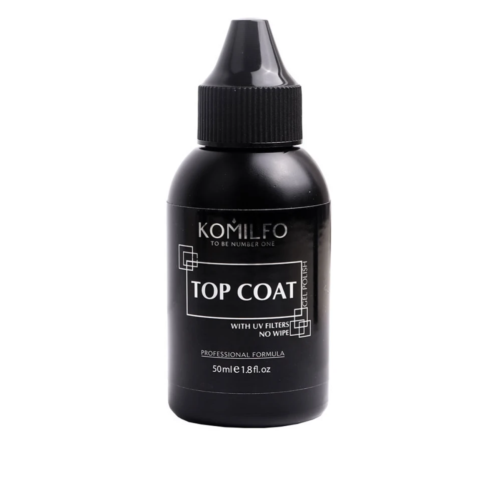 Топ KOMILFO No Wipe без липкого слоя с УФ фильтрами 50 мл