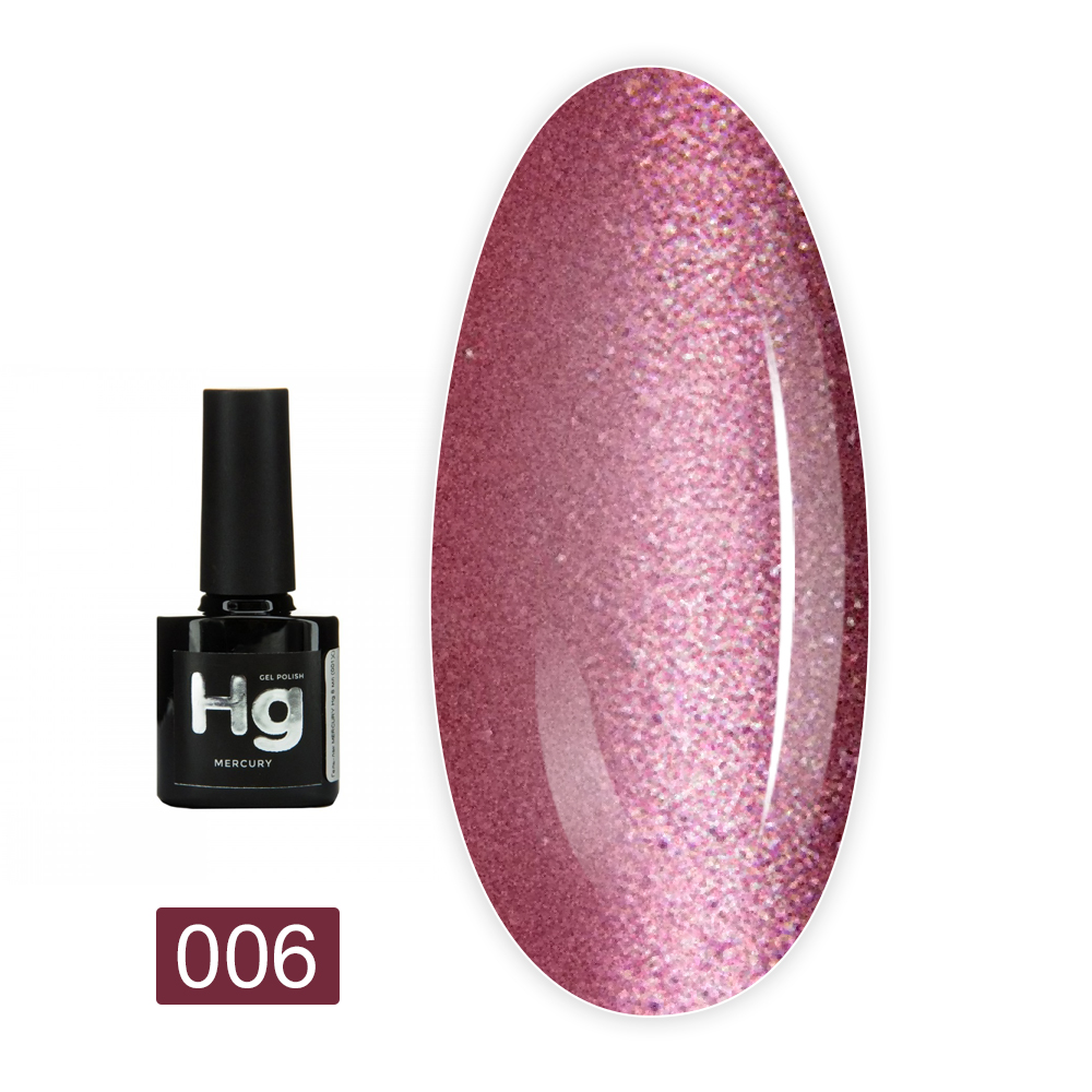 Гель лак MERCURY Hg FRC Beauty 8 мл (006)
