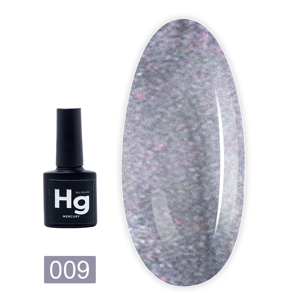 Гель-лак MERCURY Hg FRC Beauty 8 мл (009)