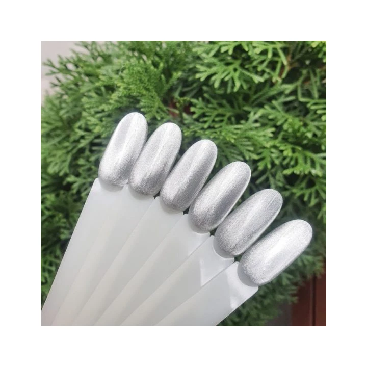 Гель-лак KOMILFO 9D Cats eye 8 мл (Silver)