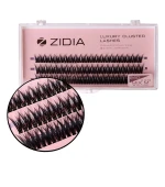 Ресницы ZIDIA Cluster 3 ленты 24D (01C (9.10.11))