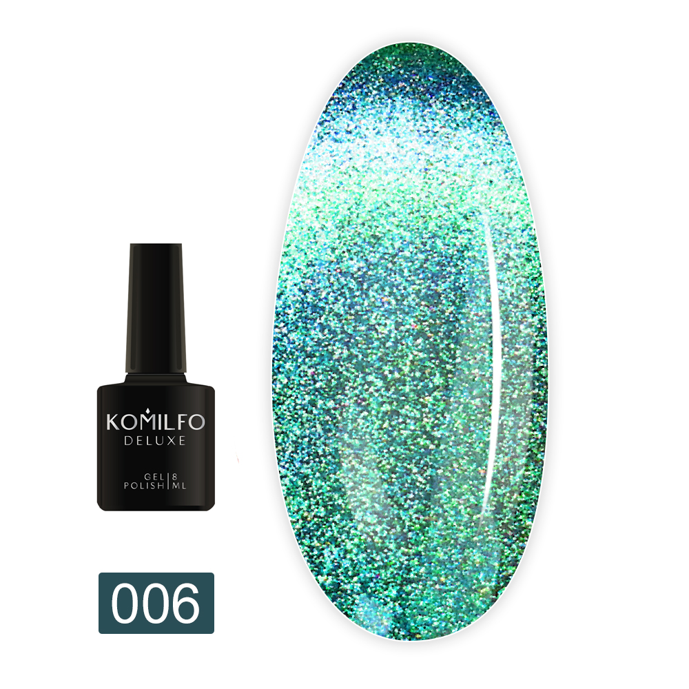 Гель лак KOMILFO 9D Cats eye 8 мл (006)