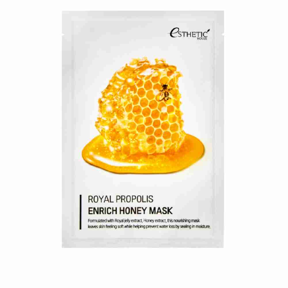 Маска тканевая для лица Esthetic House Royal Propolis питательная 1 шт