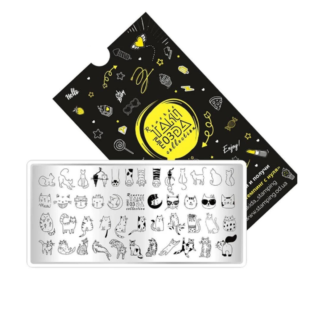Пластина для стемпинга ТАКИ ДА мини (03 Collection)