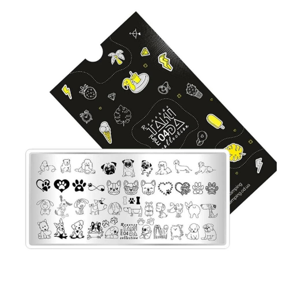 Пластина для стемпинга ТАКИ ДА мини (04 Collection)