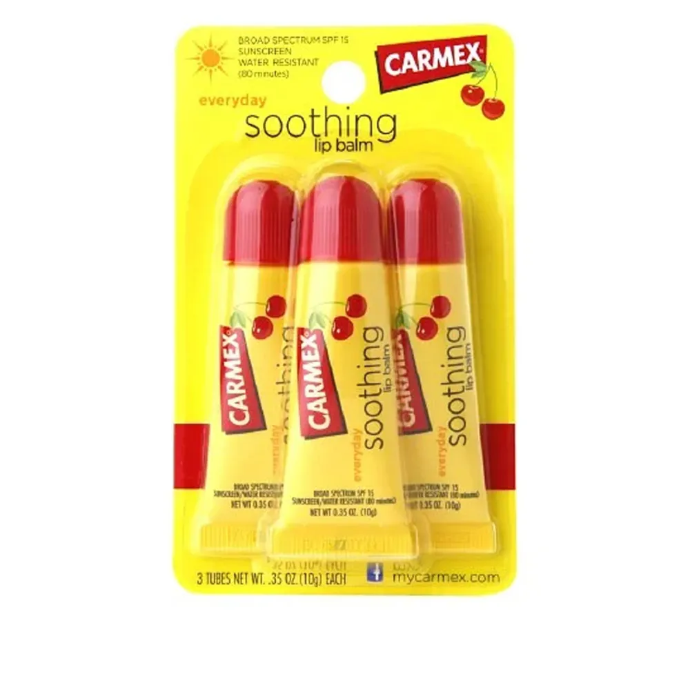 Набор бальзамов для губ Carmex tubes 3*10 г (Cherry)