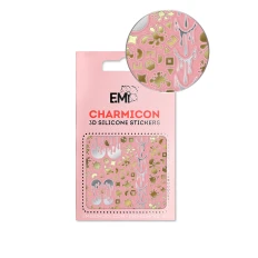 Наклейки для ногтей Charmicon 3D Silicone Stickers (138 Абстракция)