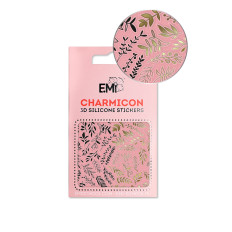 Наклейки для нігтів Charmicon 3D Silicone Stickers (143 Гілочки)