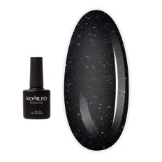 Топ KOMILFO Glitter для гель лака без липкого слоя 8 мл