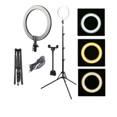 Лампа кільцева Bucos BCS-R180 діамтр 26 см 28 Вт