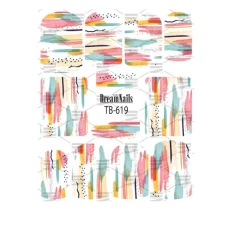 Слайдер Dream Nails фольгированный рисунок (ТВ-619)