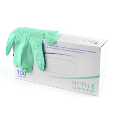 Рукавички нітрил без пудри текстуровані Polix PRO&MED 100 шт р M