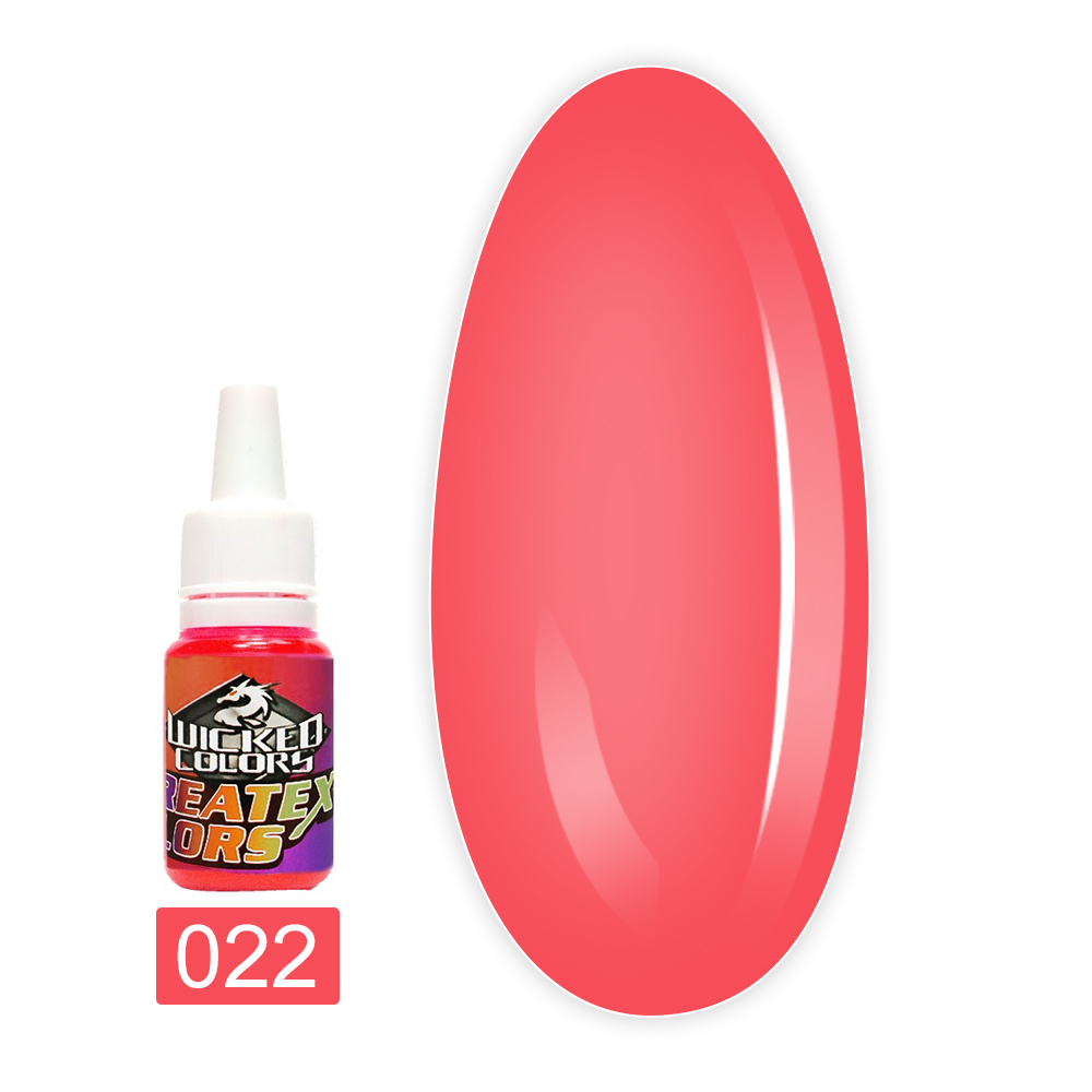 Краска для аэрографии JVR Colours WICKED FLUORESCENT 10 мл (022 red)