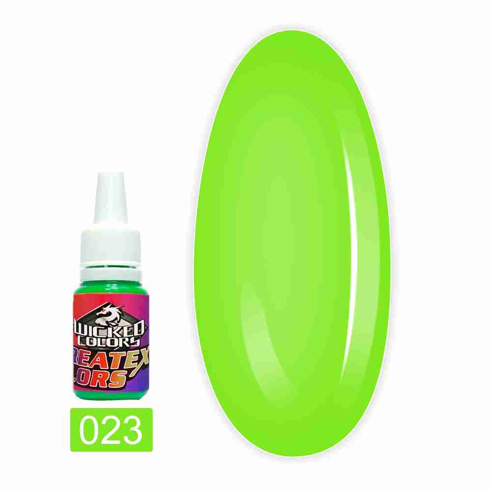 Краска для аэрографии JVR Colours WICKED FLUORESCENT 10 мл (023 green)