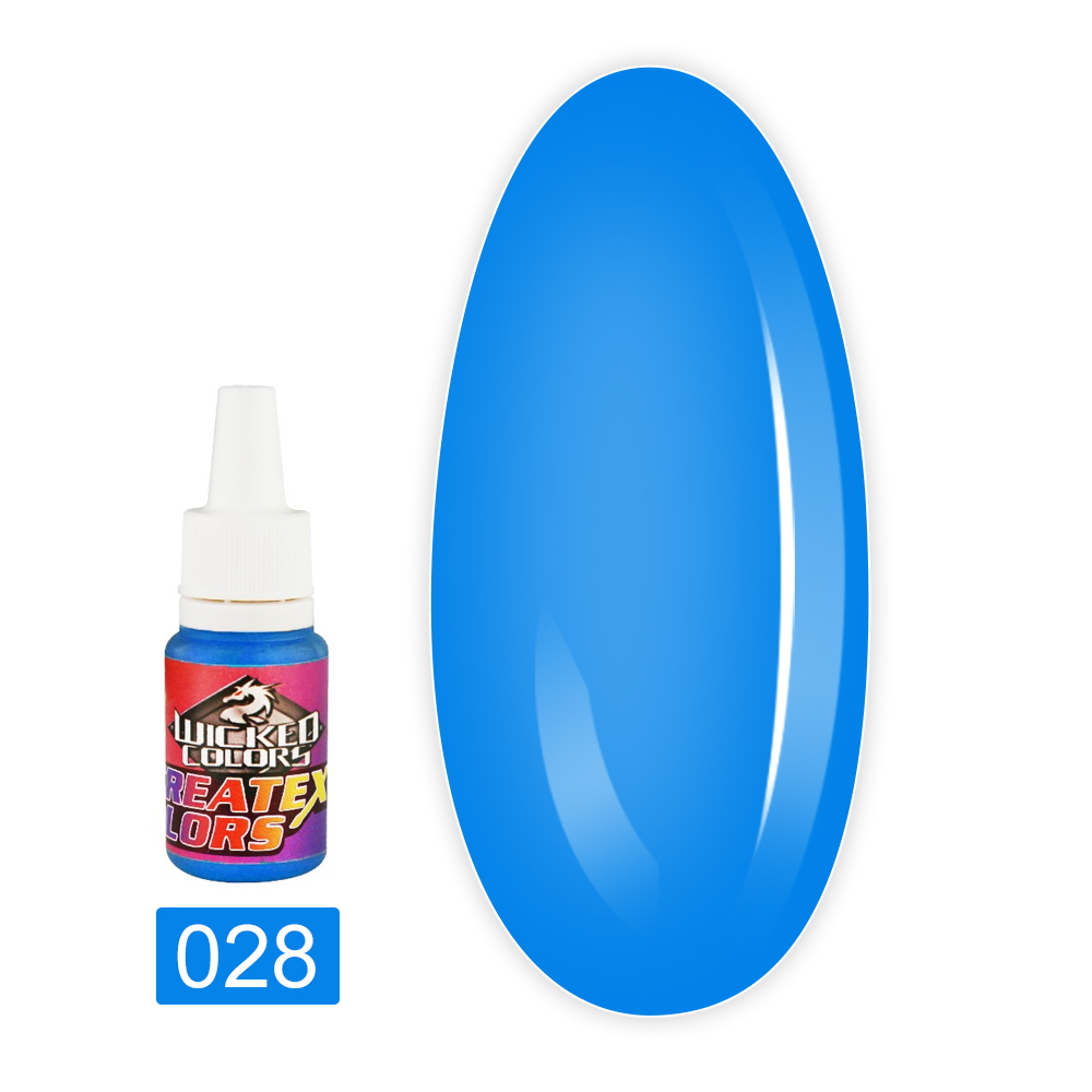 Краска для аэрографии JVR Colours WICKED FLUORESCENT 10 мл (028 blue)