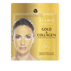 Маска гідрогелева для обличчя SkinLite Золото та колаген 1 шт