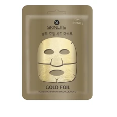 Маска фольгована SkinLite Золото 1 шт