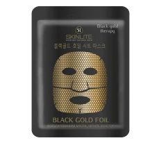 Маска фольгована SkinLite Чорне золото 1 шт