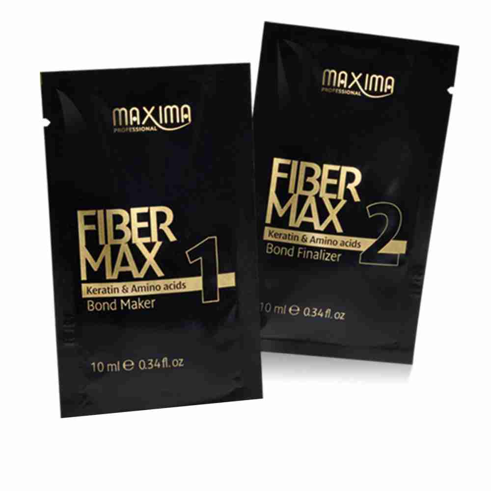 Набор для кератинового выпрямления волос FIBER MAX (сыворотка 10 мл + крем 12 мл)