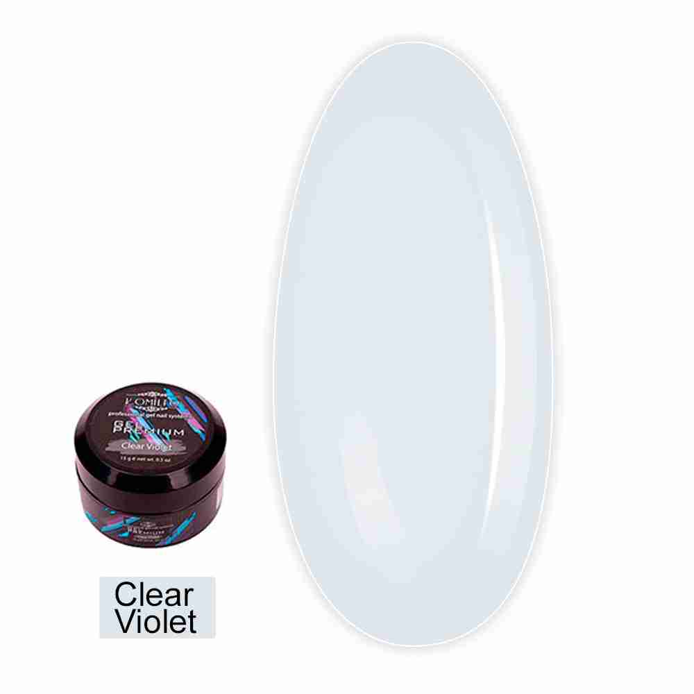 Гель KOMILFO Premium 15 г (Clear Violet)