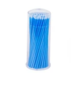Палочки микробрашер Vivienne для коррекции ресниц в тубусе 100 шт голубые стандарт