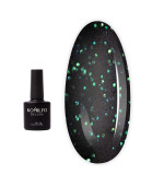 Топ KOMILFO No Wipe Emerald для гель-лаку без липкого шару 8 мл