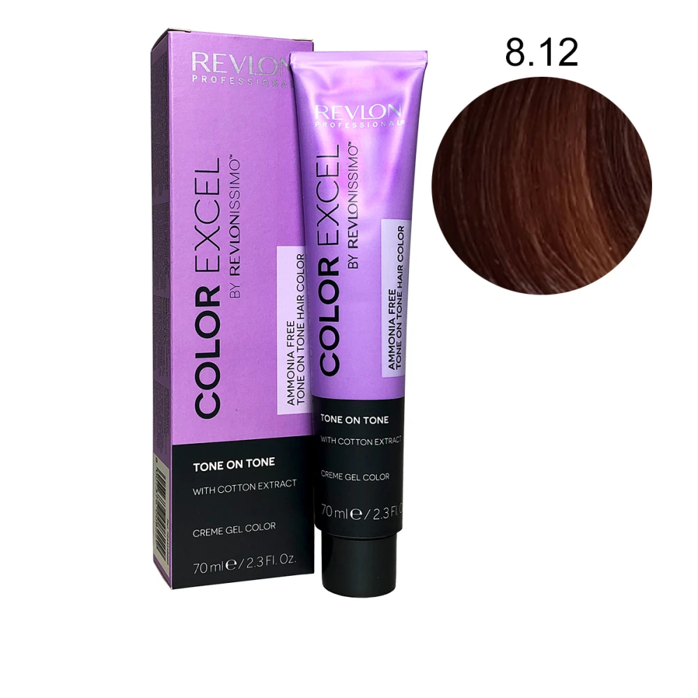 Краска безаммиачная REVLON Color EXEL 70 мл (8-12)