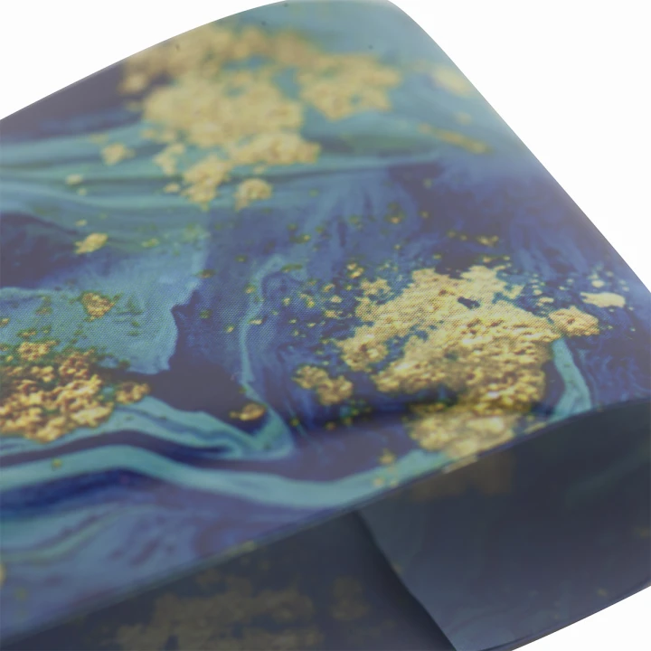 Фольга для литья FRC 1 м (033-FMR синий мрамор с золотом)