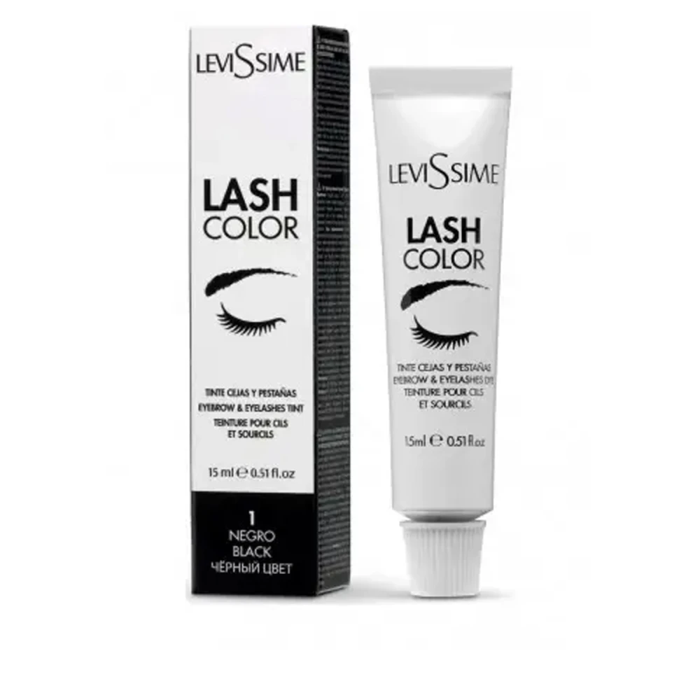 Краска для ресниц и бровей Levissime 15 мл (Черный)