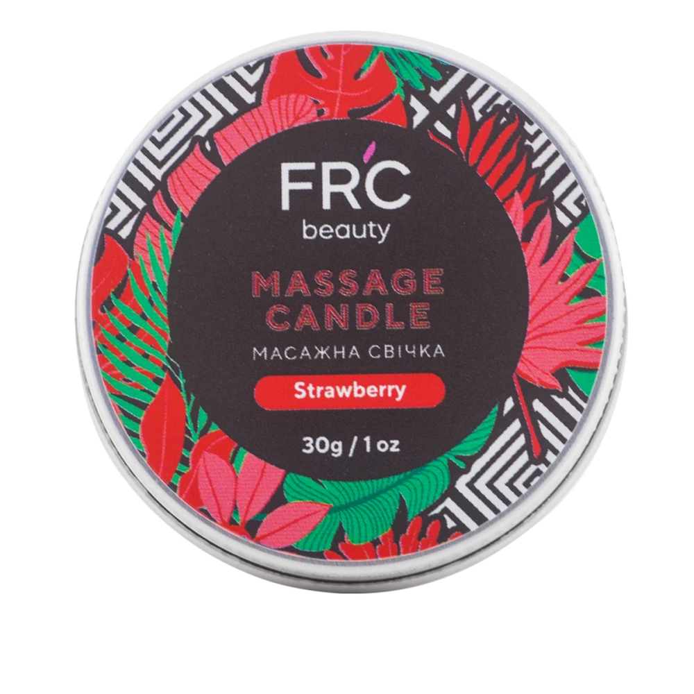 Свеча массажная 30 мл (Земляника)