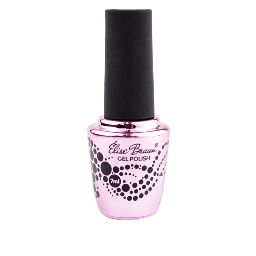 Гель лак Elise Braun Black Butterfly (супер черный) 7 мл