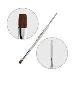 Кисть прямая для акригеля + лопатка (№8)