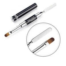 Кисть овал для акригеля + лопатка (№2)