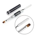 Кисть овал для акригеля + лопатка (№6)