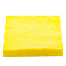 Салфетки нарезанные 20х20 сетка100 шт (Желтый)